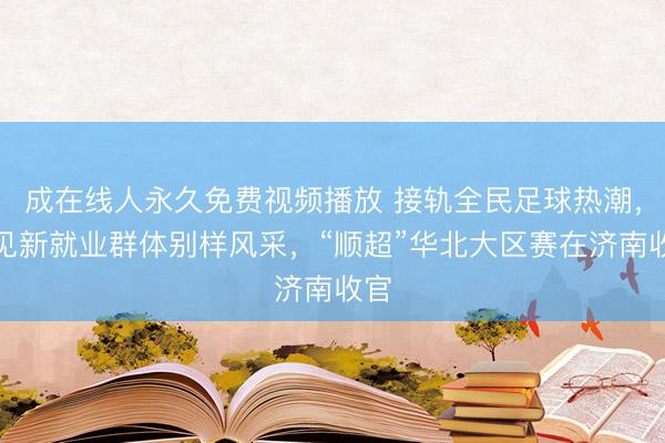 成在线人永久免费视频播放 接轨全民足球热潮，看见新就业群体别样风采，“顺超”华北大区赛在济南收官