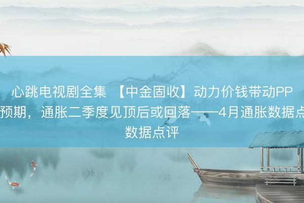 心跳电视剧全集 【中金固收】动力价钱带动PPI超预期,通胀二季度见顶后或回落——4月通胀数据点评